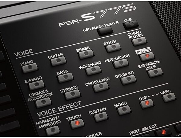 open zoom image for Yamaha PSR-S775 Arranger Workstation Keyboard, 61-Key, View
