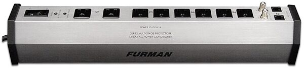 open zoom image for Furman PST-8 Power Station Multi-Stage AC Power Conditioner, Front