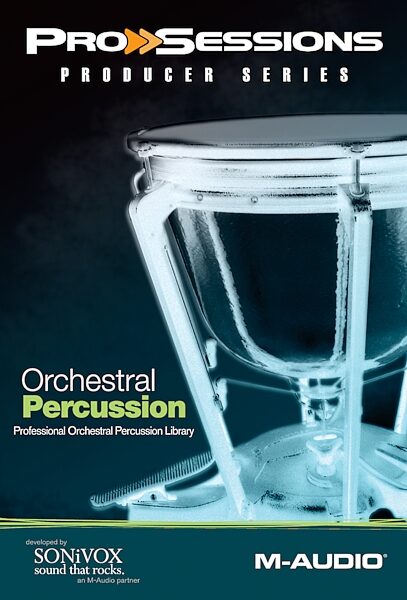 open zoom image for M-Audio ProSessions Orchestral Percussion Sample CD, Main