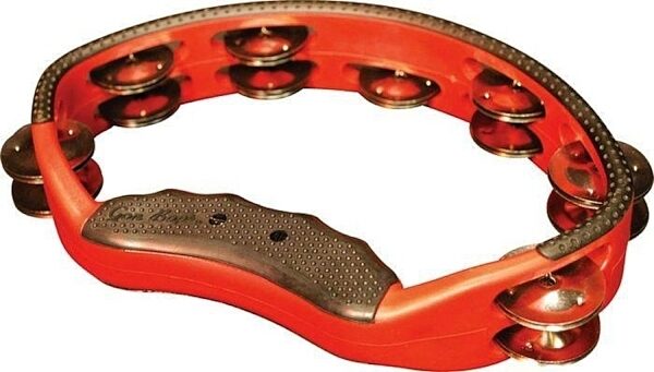 open zoom image for Gon Bops Handheld Tambourine with Nickel Jingles, Main