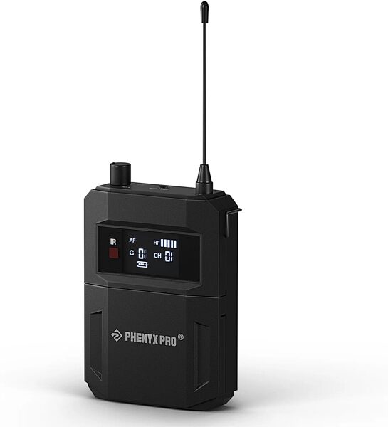 open zoom image for Phenyx Pro PTM-33-4B Quad-Channel UHF Mono Wireless In-Ear Monitor System, 902 - 928 MHz, PTM-33-4B-900, Action Position Back