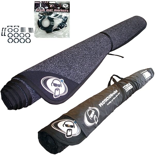 open zoom image for Protection Racket Drum Mat with Gel Back, Pack