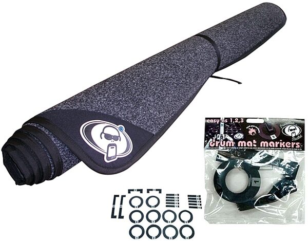 open zoom image for Protection Racket Drum Mat with Gel Back, drummat