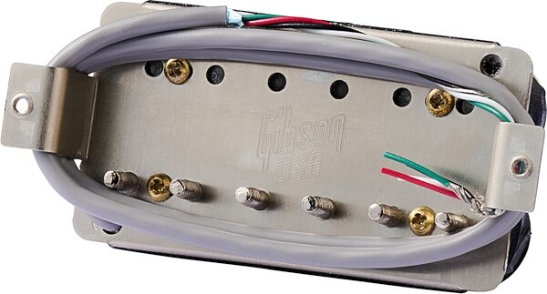 open zoom image for Gibson 498T Treble Humbucker Pickup, Zebra, Action Position Back