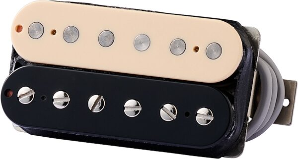 open zoom image for Gibson 498T Treble Humbucker Pickup, Zebra, Action Position Back