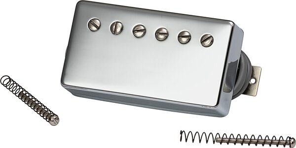 open zoom image for Gibson '57 Classic Pickup, Double Black with Nickel Cover, Quick Connect 4-Conductor, Rhythm/Neck, Action Position Back