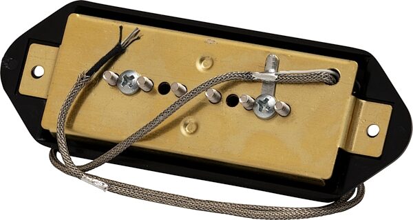 open zoom image for Gibson P-90 DC Dogear Electric Guitar Pickup, Black, Action Position Back