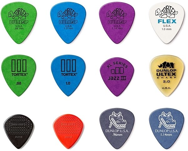 open zoom image for Dunlop PVP113 Electric Guitar Players Variety Pick Pack, New, Alt