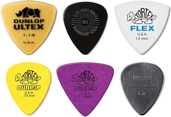 open zoom image for Dunlop Bass Pick Variety Pack, New, Action Position Back