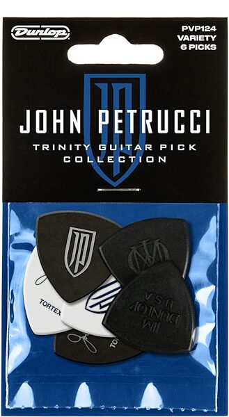 open zoom image for Dunlop John Petrucci Trinity Pick Pack, 6-Pack, Action Position Back