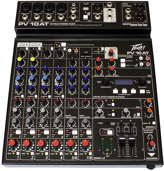 open zoom image for Peavey PV-10AT Auto-Tune Mixer, 10-Channel, New, Main