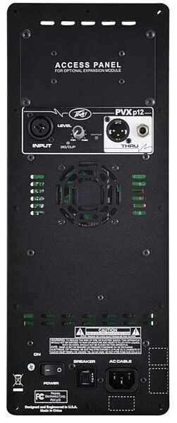 open zoom image for Peavey PVXp 12 2-Way Powered Speaker (800 Watts, 1x12"), Back