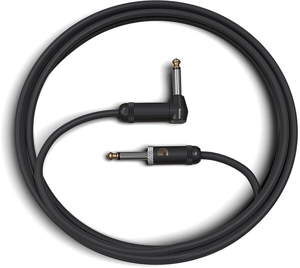 open zoom image for D'Addario American Stage Instrument Cable with Straight to Right Angle End, 10 foot, view