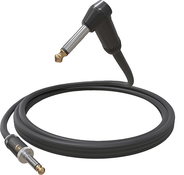 open zoom image for D'Addario American Stage Instrument Cable with Straight to Right Angle End, 10 foot, Action Position Back