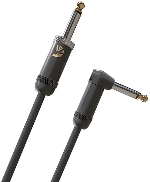 open zoom image for D'Addario American Stage Instrument Cable with Straight to Right Angle End, 10 foot, main