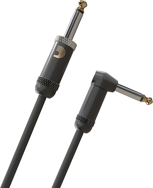 open zoom image for D'Addario American Stage Instrument Cable with Straight to Right Angle End, 10 foot, Action Position Back