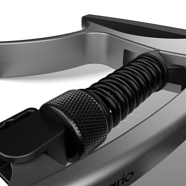 open zoom image for D'Addario NS Tri-Action Guitar Capo, Silver, Action Position Back