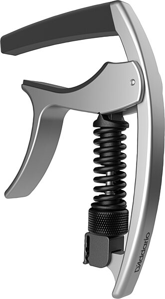 open zoom image for D'Addario NS Tri-Action Guitar Capo, Silver, Action Position Back