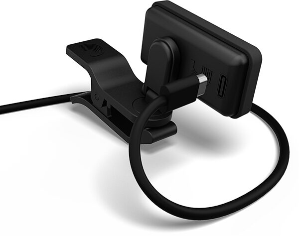 open zoom image for D'Addario Eclipse Rechargeable Chromatic Headstock Tuner, New, Action Position Back