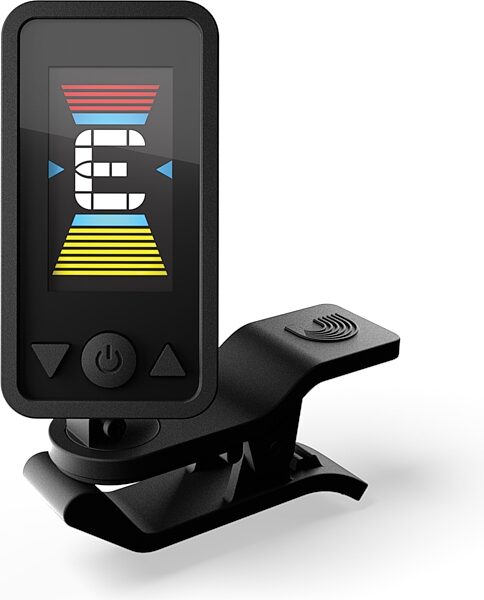 open zoom image for D'Addario Eclipse Rechargeable Chromatic Headstock Tuner, New, Action Position Back
