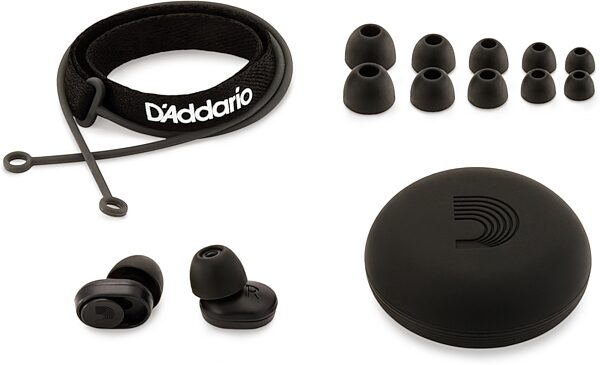 open zoom image for D'Addario dBud Earplugs for Hearing Protection, New, Contents