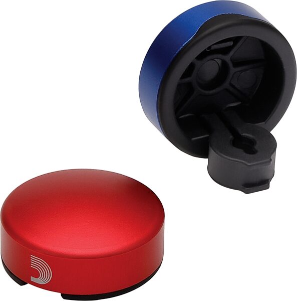 open zoom image for D'Addario XPND Footswitch Topper, 2-Pack, Blue and Red, Main Back