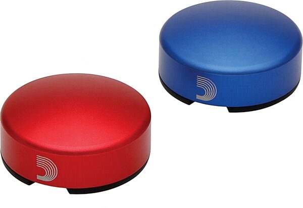 open zoom image for D'Addario XPND Footswitch Topper, 2-Pack, Blue and Red, Main Back