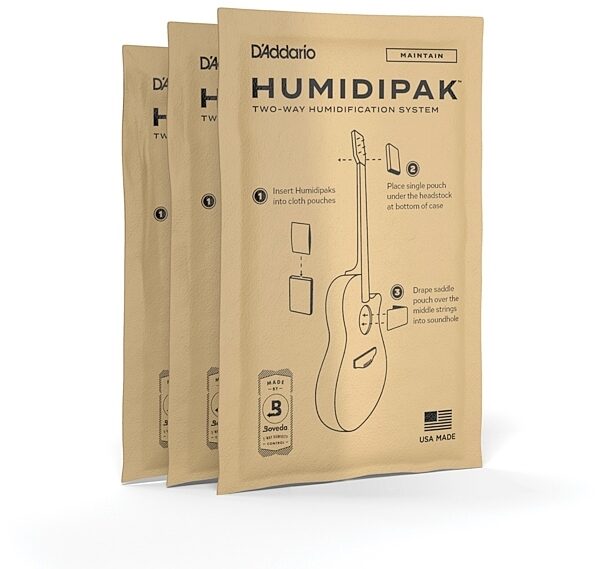 open zoom image for D'Addario Humidipak Standard Refill Packet, 3-Pack, main