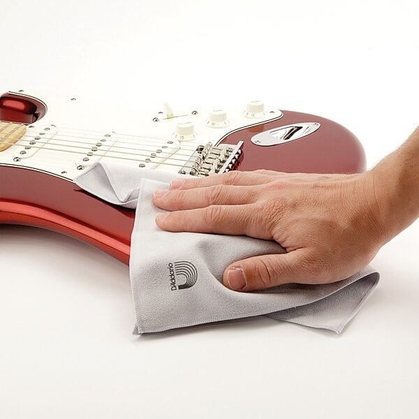 open zoom image for D'Addario Micro-Fiber Polishing Cloth, New, view