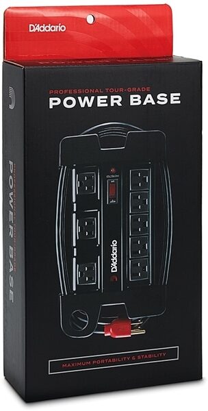 open zoom image for D'Addario PW-TGPB-01 Tour Grade Power Base, New, view