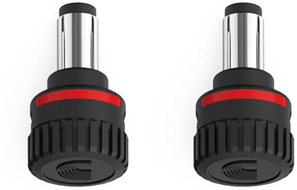 open zoom image for D'Addario XPND Pedal Power Male Plug, 2-Pack, Action Position Back