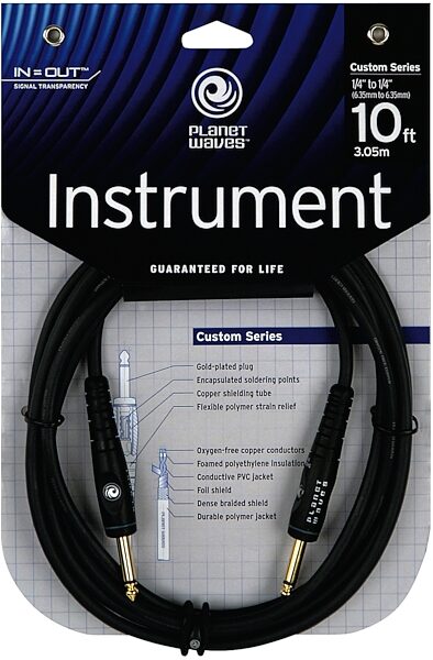open zoom image for Planet Waves Custom Series Instrument Cable, Main