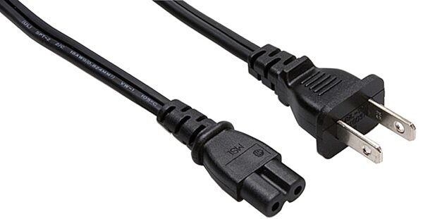 open zoom image for Hosa Power Cord, IEC C7 to NEMA 1-15P, 8 foot, PWP-426, Main
