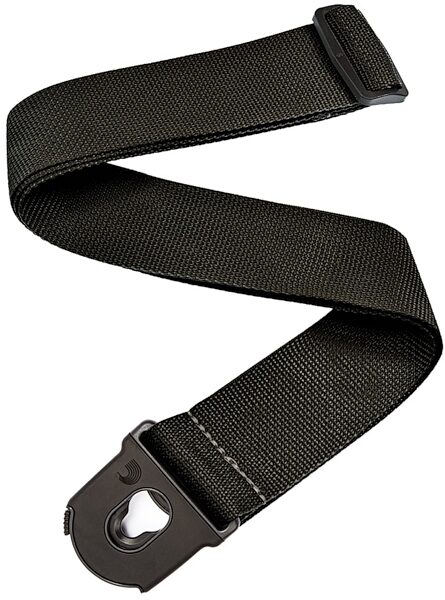 open zoom image for D'Addario Planet Lock Polypropylene Guitar Strap, Black, main