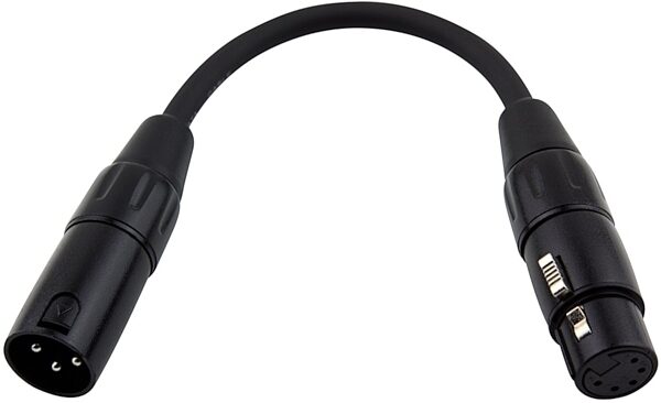 open zoom image for Pig Hog PX-DMX5F DMX XLR5-F TO XLR3-M Adapter Cable, 6 inch, Main