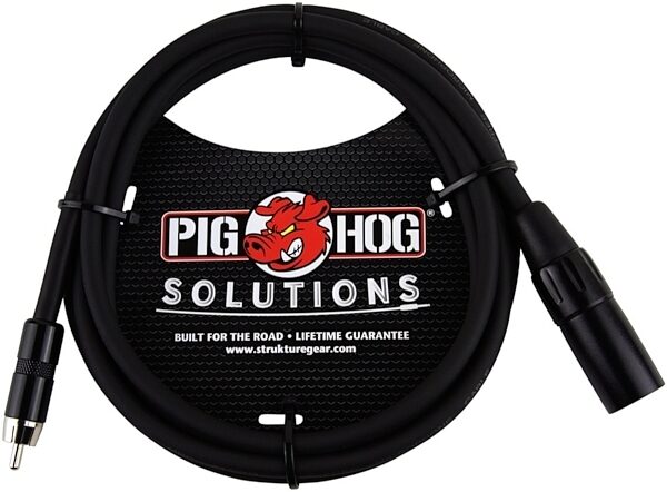 open zoom image for Pig Hog XLR (Male) to RCA Cable, 6 foot, Main