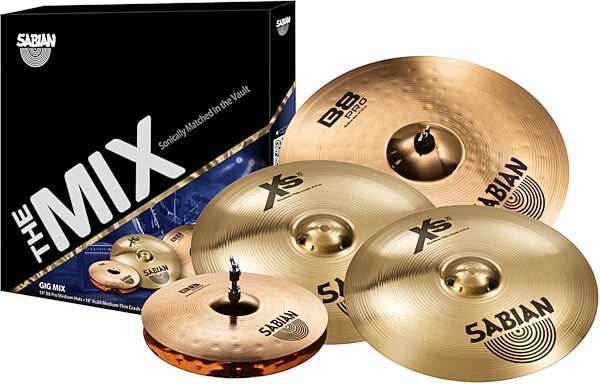 open zoom image for Sabian B8 Pro and XS20 Gig Mix Cymbal Package, Main