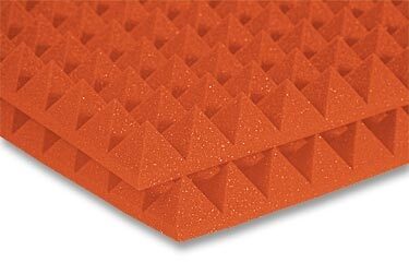 open zoom image for Auralex 2 Inch Pyramid Studiofoam 2x4 Feet Panels 2PYR24 (12 Pack), Main