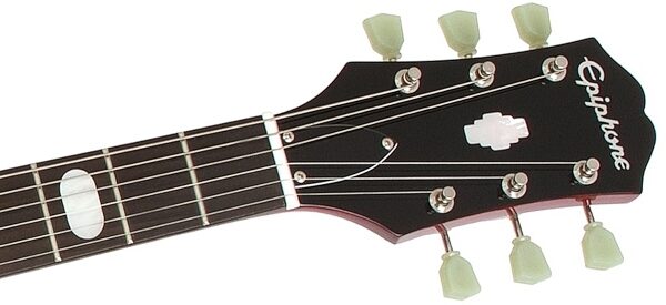 open zoom image for Epiphone 50th Anniversary 1962 Crestwood Custom Electric Guitar with Case, Cherry Headstock