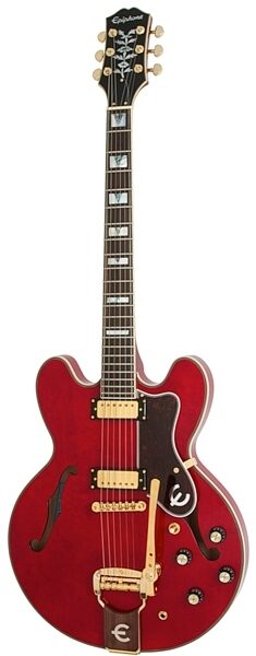 open zoom image for Epiphone 50th Anniversary 1962 Sheraton Electric Guitar with Tremolo and Case, Main