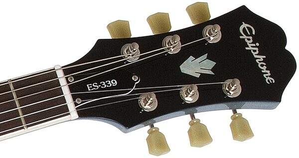 open zoom image for Epiphone Limited Edition ES-339 PRO Electric Guitar, TV Pelham Blue Headstock