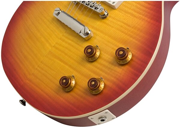 open zoom image for Epiphone 1959 Les Paul Standard Electric Guitar (with Case), Faded Cherry - Controls