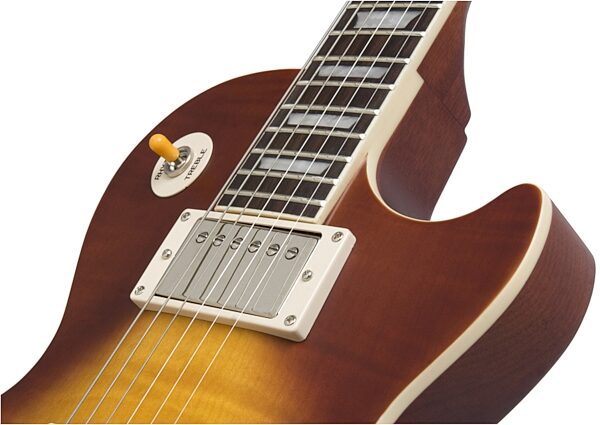 open zoom image for Epiphone 1959 Les Paul Standard Electric Guitar (with Case), Faded Iced Tea - Pickups