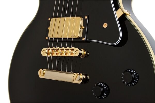 open zoom image for Epiphone Bjorn Gelotte Les Paul Custom Electric Guitar (with Case), Bridge