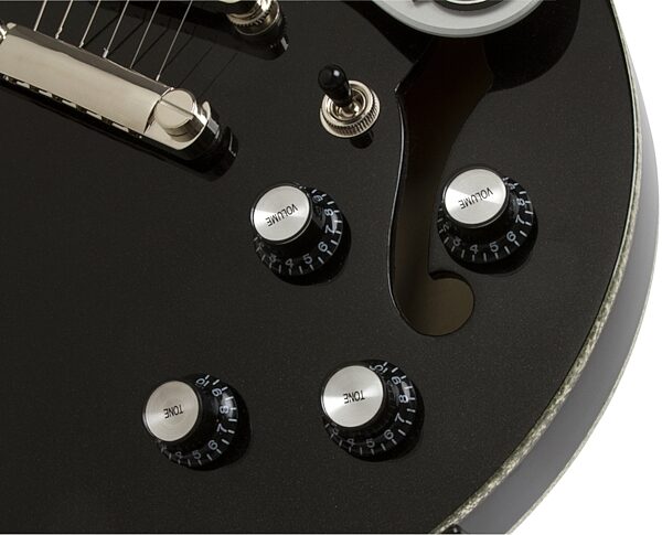 open zoom image for Epiphone Limited Edition ES-339 PRO Electric Guitar, Black Royale Controls