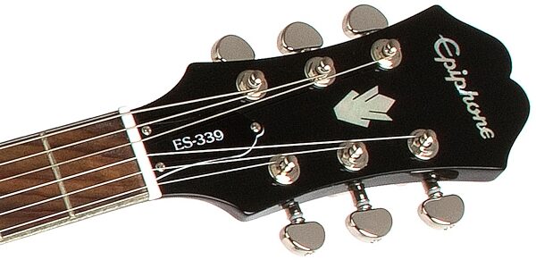 open zoom image for Epiphone Limited Edition ES-339 PRO Electric Guitar, Black Royale Headstock