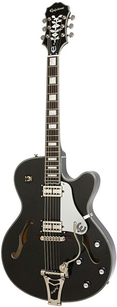 open zoom image for Epiphone Limited Edition Emperor Swingster Electric Guitar, Black Royale