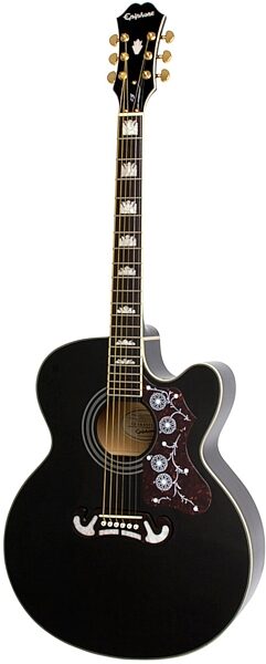 open zoom image for Epiphone J-200 EC Studio Acoustic-Electric Guitar, Black