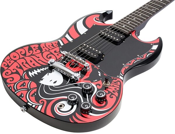 open zoom image for Epiphone G-310 Emily the Strange Electric Guitar (with Gig Bag), Body Closeup