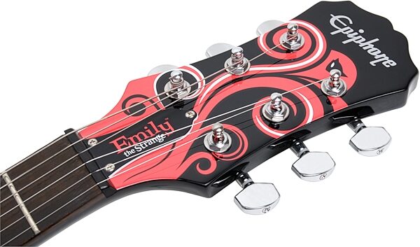 open zoom image for Epiphone G-310 Emily the Strange Electric Guitar (with Gig Bag), Headstock